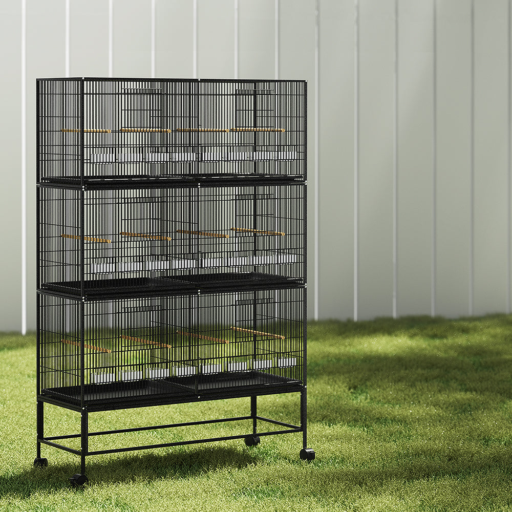 Large Expandable Six-Cage Bird Aviary (1