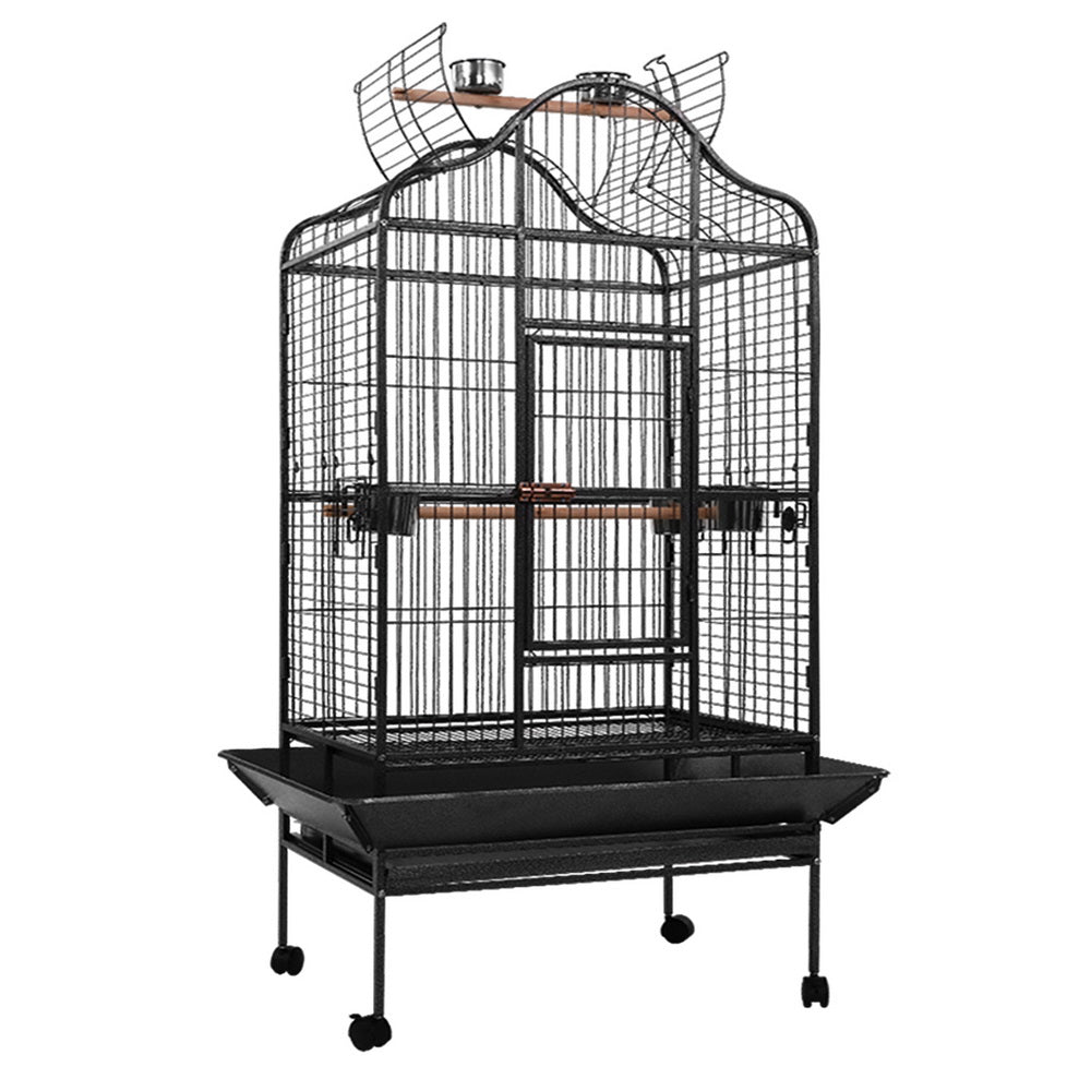 Large Open Roof & Wide Door Bird Aviary (168cm)