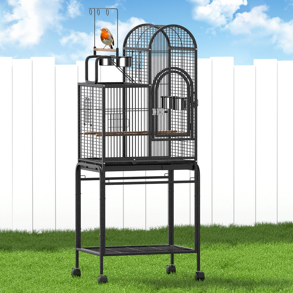 Large Bird Aviary with Outdoor Perch (153cm)
