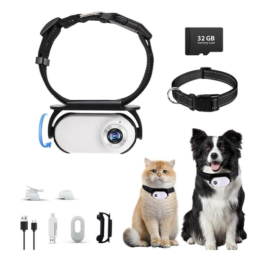Action Dog Collar HD Camera with 32GB Storage Card
