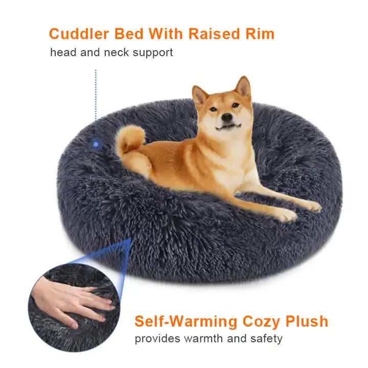 Calming Donut Pet Bed