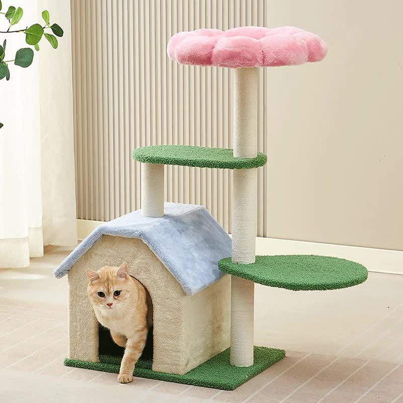 Cozy Hideaway & Scratching Post