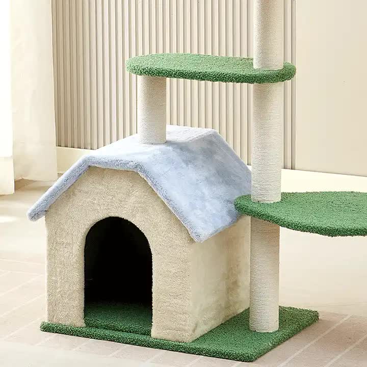 Cozy Hideaway & Scratching Post