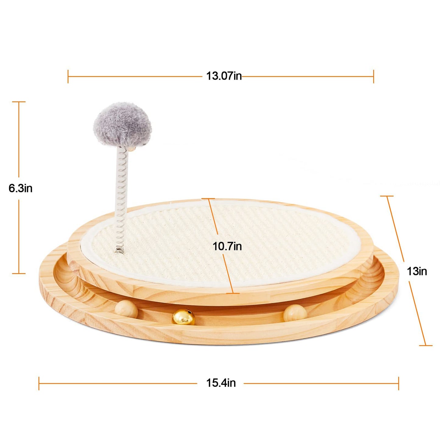 Wooden Interactive Cat Toy