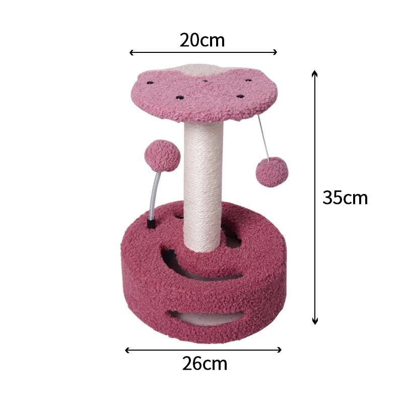 Cat Scratching Post - Strawberry Design