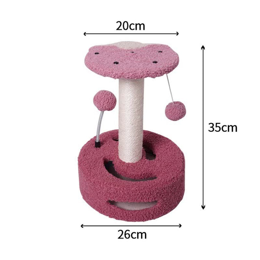 Cat Scratching Post - Strawberry Design