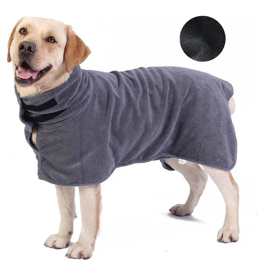 Quick-Dry Pet Bathrobe
