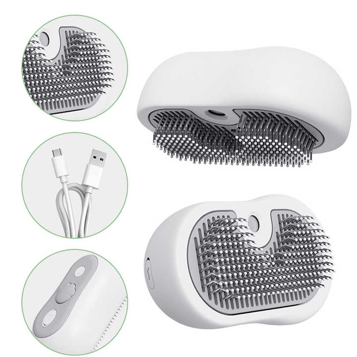 3-in-1 Pet Grooming Steam Brush