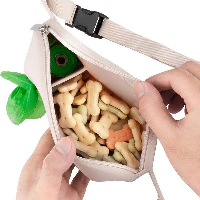 Silicone Pet Treat Pouch & Waste Bag Dispenser