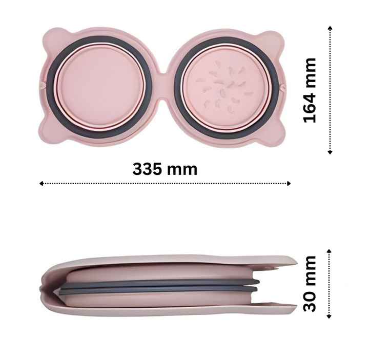 Silicone Pet Bowl Set