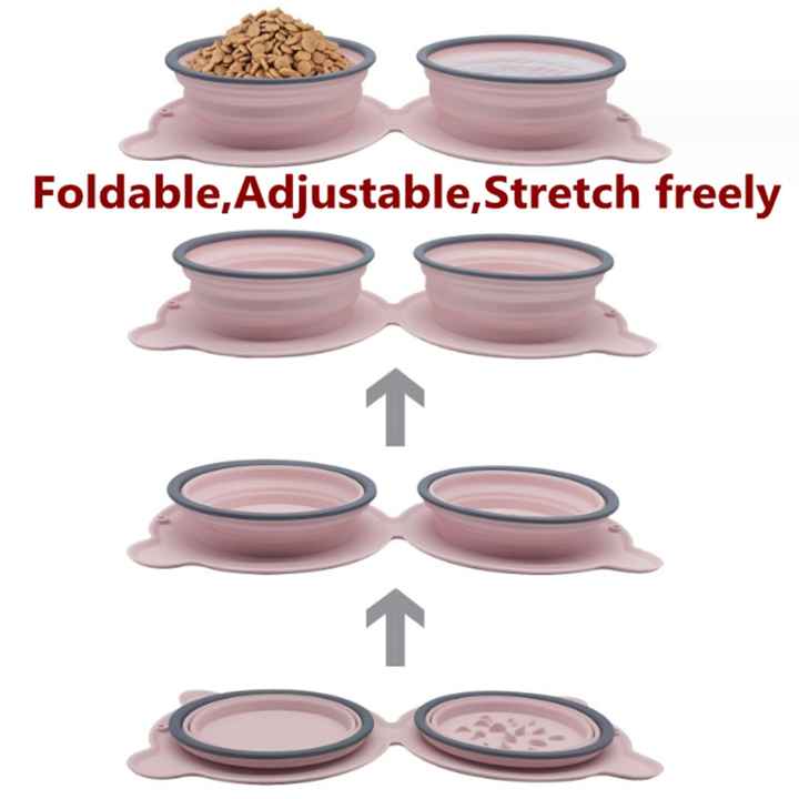 Silicone Pet Bowl Set