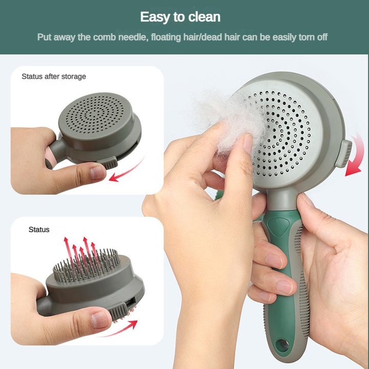 Dual-Sided Pet Grooming Brush