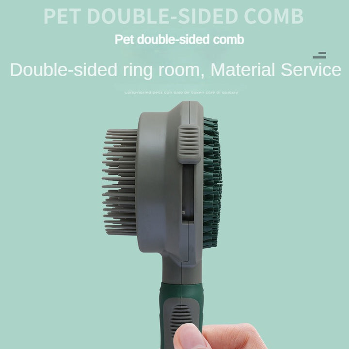 Dual-Sided Pet Grooming Brush