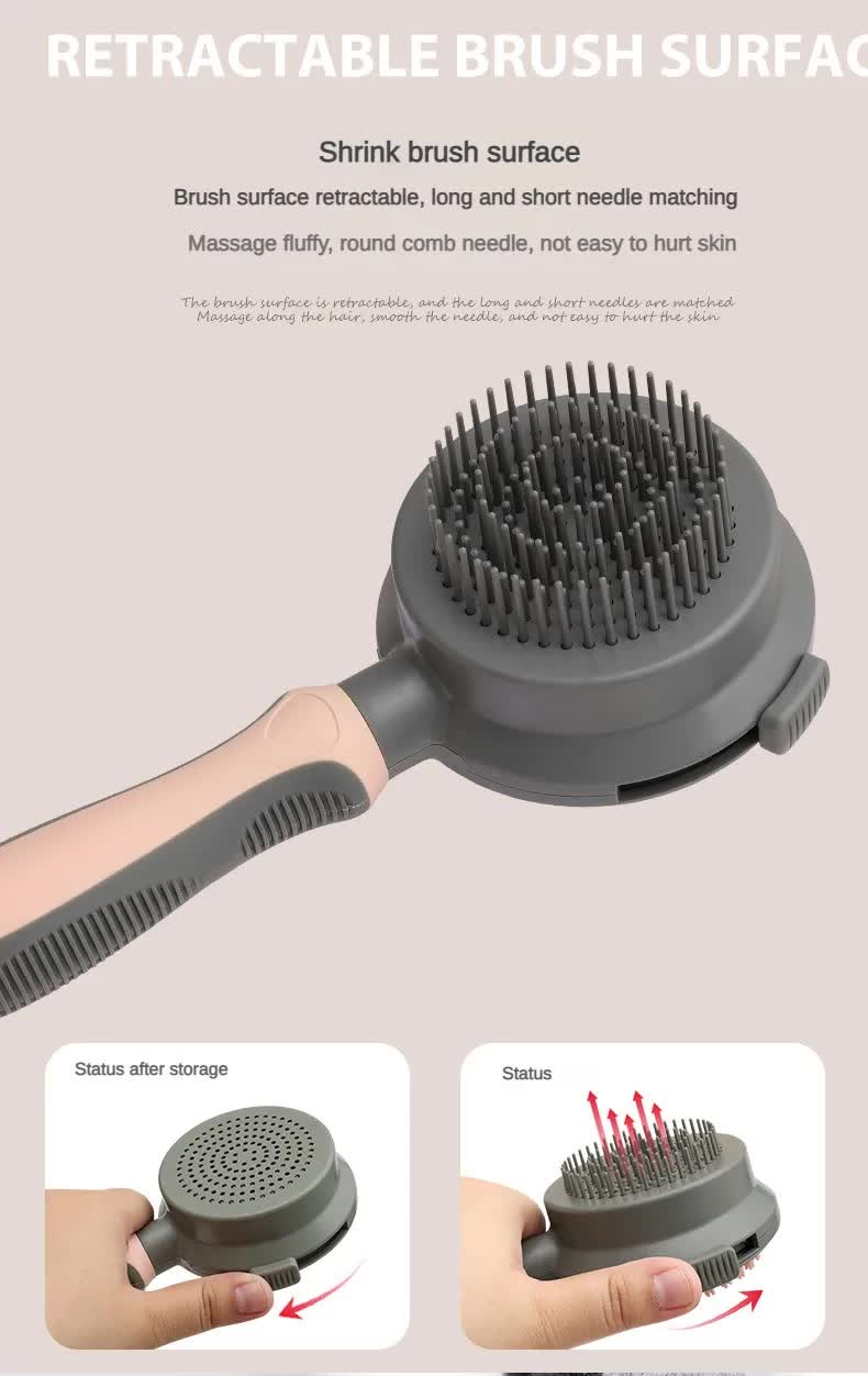 Dual-Sided Pet Grooming Brush