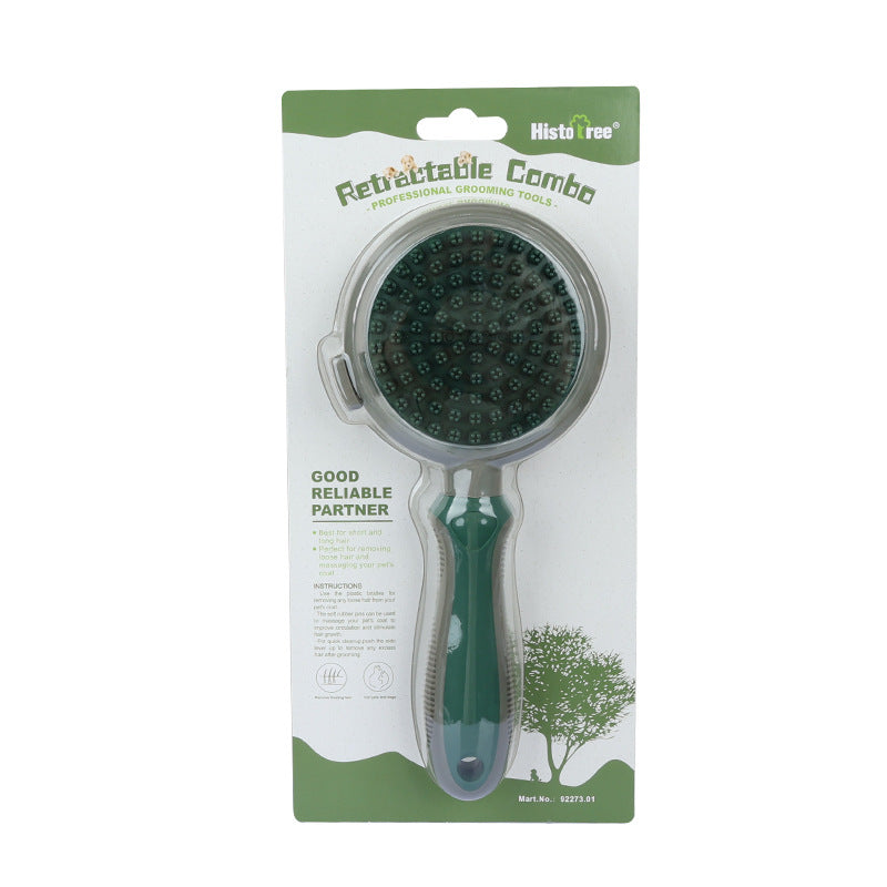 Dual-Sided Pet Grooming Brush