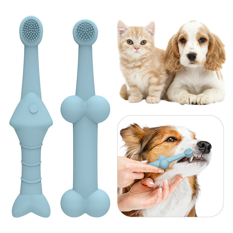 Soft Silicone Pet Toothbrush Set (6 pack)