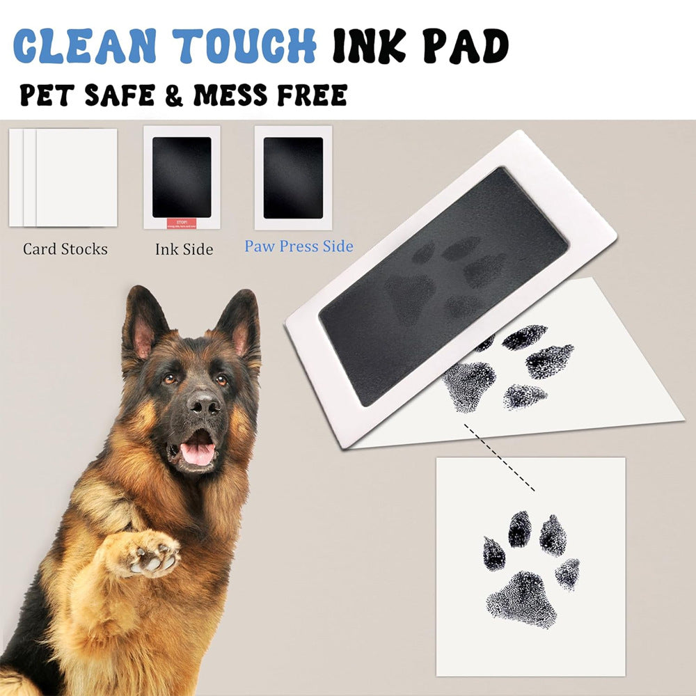 Pet Paw Print & Photo Frame Kit