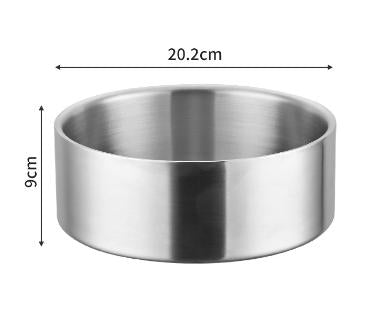 Premium Stainless Steel Pet Bowl (1890ml)