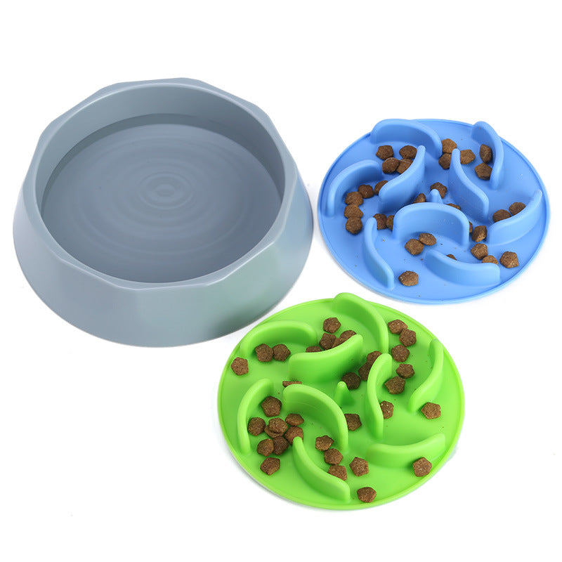 Slow Feeder Dog Bowl Set