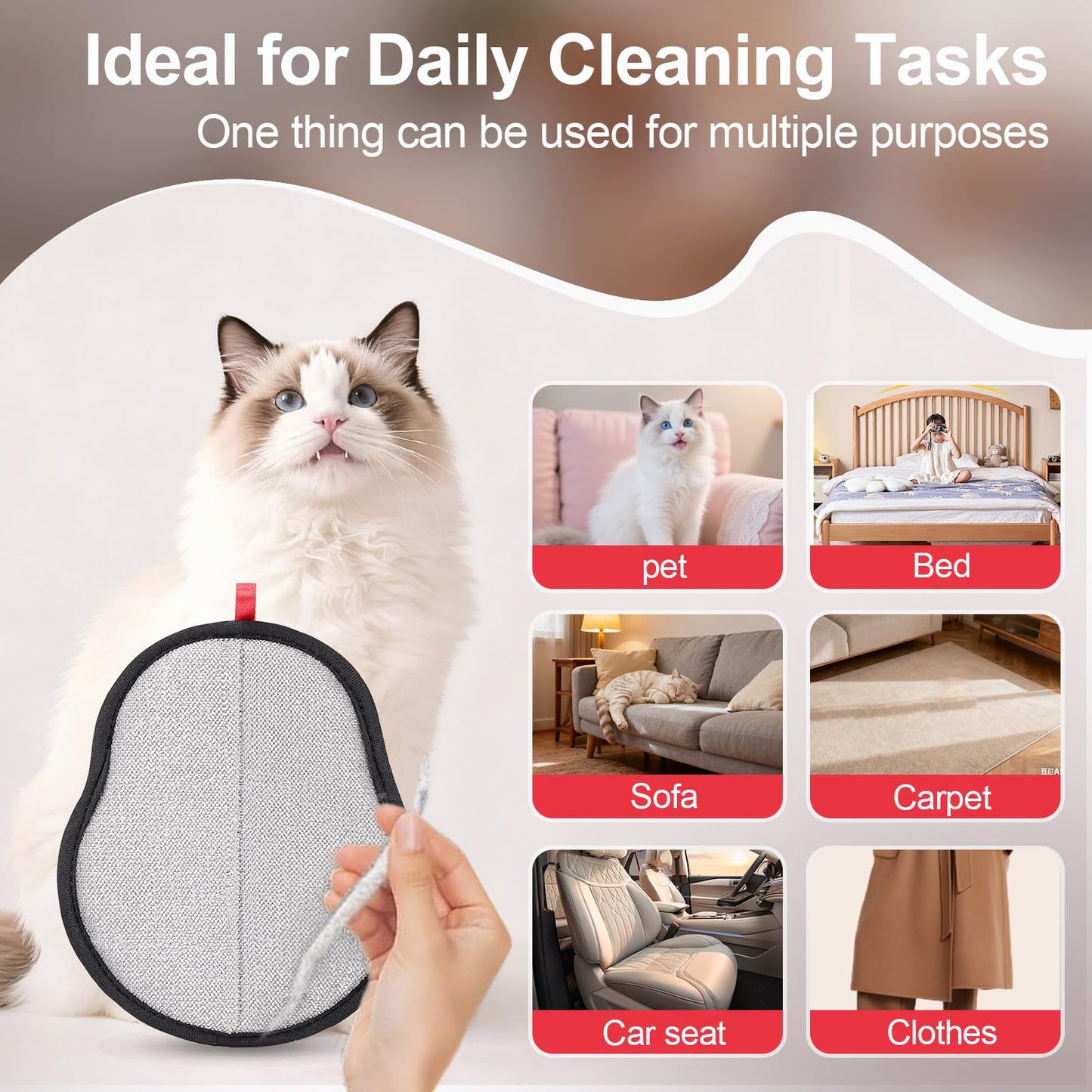 Double-Sided Deshedding Glove (2 pack)