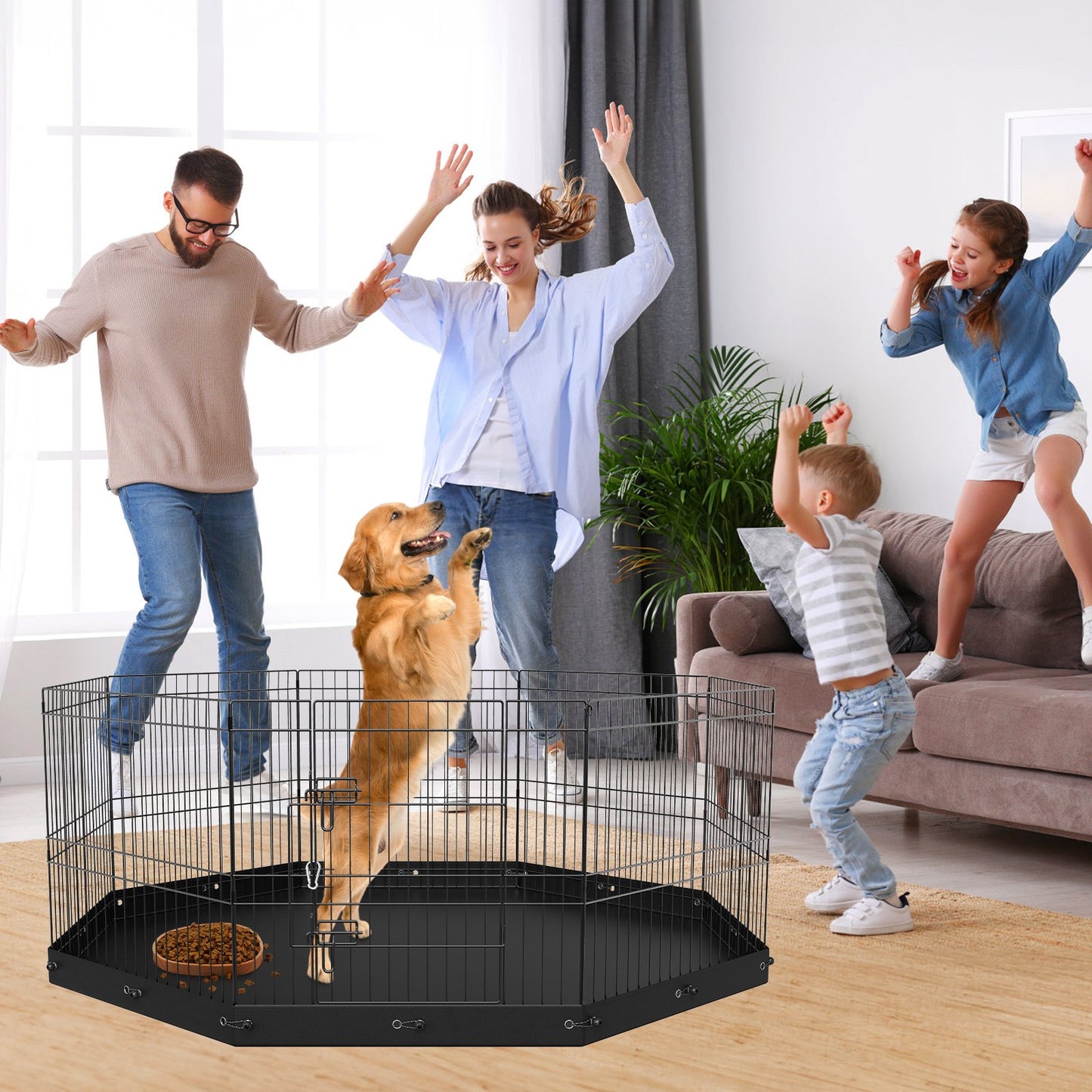 Metal Pet Indoor/Outdoor Playpen